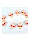 10 Lights LED 1.35m. Warm White Battery in String 1pcs