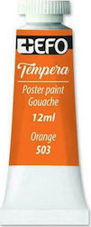 +Efo Tempera Poster Paint Tempera Farben Orange...