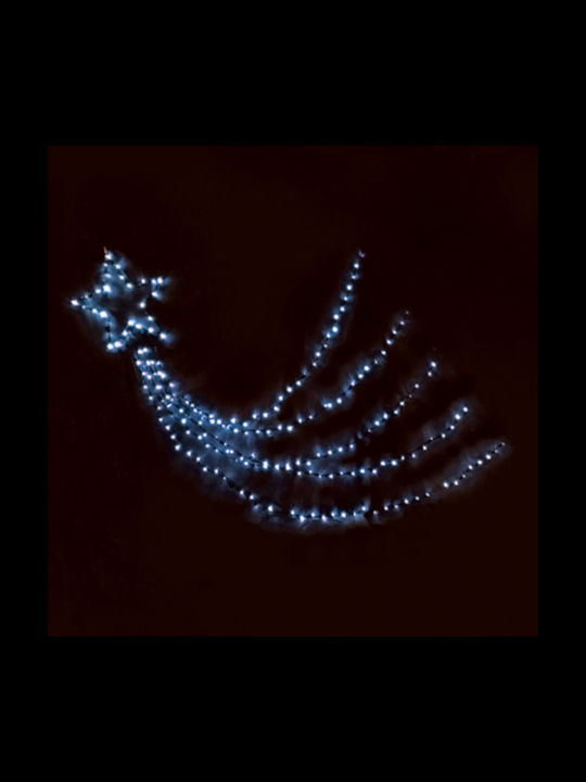 Aca Shooting Star Metal Illuminated Christmas Decorative Pendant Star 100x30x500cm
