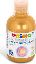 Primo Metallizzati Tempera Colour Paint Bottle 300ml Gold