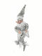 Iliadis Christmas Fabric Figure Elf Gold Height 65cm