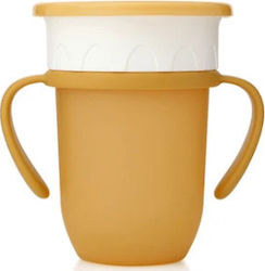 Kiokids Kleinkinderbecher 360° aus Plastik Gelb...