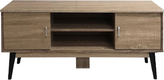 Floor-Standing Brown TV Stand 140x38x50 cm