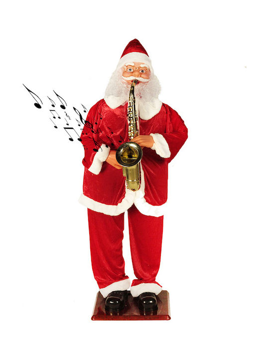 Santa Claus with Moving and Music Red 160cm