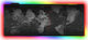 World Map RGB Mauspad XXL 800mm mit RGB-Beleuchtung Schwarz