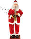 Santa Claus with Moving and Music Red 120cm