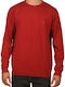 Basehit Herren Langarm-Pullover Rot