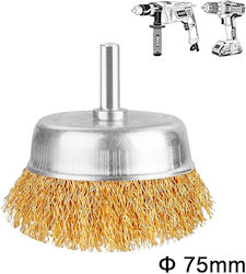 Ingco WB30751 Wire Brush Bell for Drill 75mm