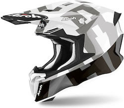 Airoh Twist 2.0 NW Frame Motocross Helmet DOT / ECE 22.05 1240gr Grey Gloss AIR000KRA09