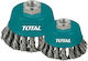 Total TAC32041 Wire Brush Bell with Bristles 100mm Set of 10pcs