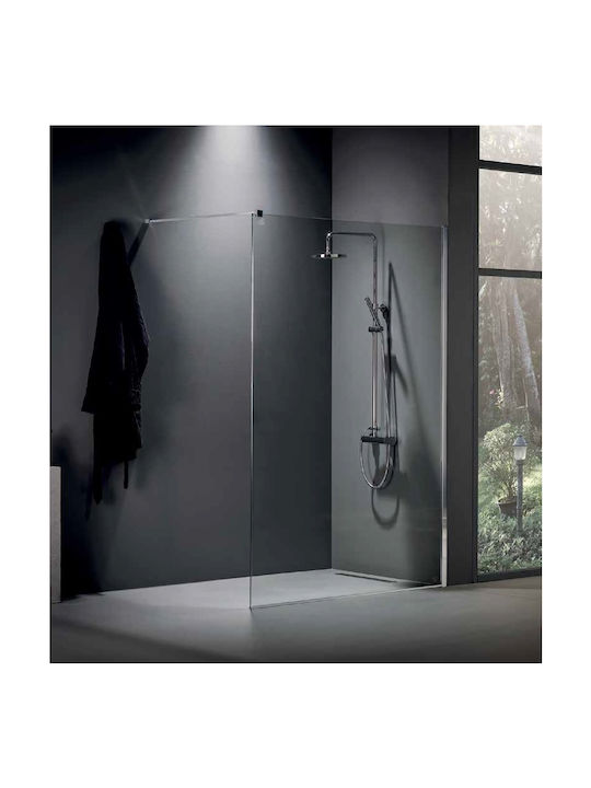 Devon Iwis Walk-In IW-90C-100 Shower Screen for Shower 87-89x200cm Clean Glass Chrome
