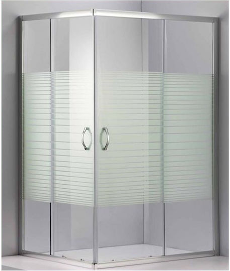 Gloria Dorita Cabinet Duș cu Glisare Ușă 100x80x185cm