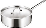 GTSA Stainless Steel Pressure Cooker Capacity 2.8lt with Diameter 22cm and Height 7.5cm.