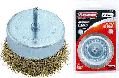 Benman Drill Wire Brush 80mm Bell 74 306