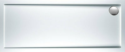 Sirene Rectangular Acrylic Shower White Extra Flat 180x80x5.5cm