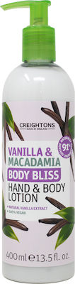 Creightons Vanilla & Macadamia Moisturizing Lotion with Vanilla Scent 400ml