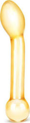 Glas Anal Plug Yellow 17cm