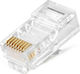 Cablexpert Stecker RJ-45 männlich 100Stück Gold (PLUG3UP6/100)
