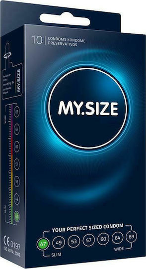 My Size Condoms 47mm 10 pcs 47mm Natural
