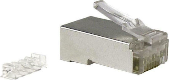 A-LAN Stecker RJ-45 männlich 6Stück Gray (WT107)