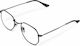 Meller Eyasi Metallic Blue Light Blocking Glasses Black