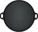 Grill Chef Baking Plate with Cast Iron Flat Surface 34cm