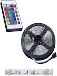 Wasserdicht LED Streifen Versorgung 220V RGB Länge 5m und 60 LED pro Meter mit Fernbedienung SMD5050