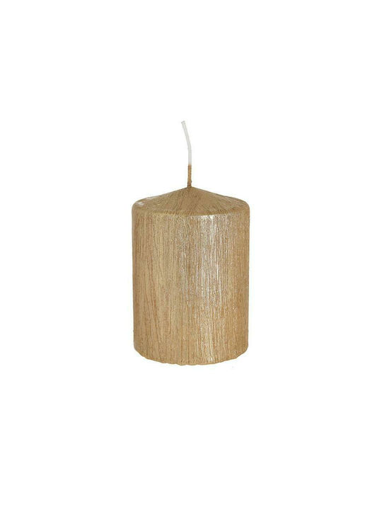 Click Decorative Candle Gold 7x10cm 1pcs