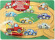 Дървено Детски Пъзел с Шипове Tow Truck за 3+ години+ Години 10бр Melissa & Doug
