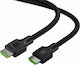 Green Cell StreamPlay HDMI 2.0 Braided Cable HDMI male - HDMI male 1.5m Black