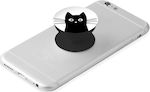 Pop Socket for Mobile Phone Black cat