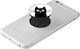 Pop Socket for Mobile Phone Black cat