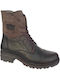 Boxer Leather Women's Ankle Boots Brown