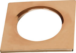 Aca Falko7s Square Plastic Recessed Spot with Integrated LED and Natural White Light FALKO7S Copper 8.6x8.6cm. 1pcs Aca Falko7s Square Plastic Recessed Spot with Integrated LED and Natural White Light FALKO7S Copper 8.6x8.6cm. 1pcs
