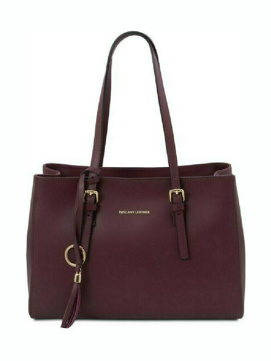 Tuscany Leather Δερμάτινη Γυναικεία Shopper Τσά...
