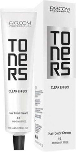 Farcom Professional Toners Clear Effect Ammonia Free No Ammonia Anti-Orange 100ml