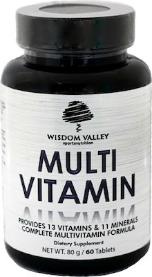 Wisdom Valley Multivitamin Βιταμίνη Unflavoured 60 ταμπλέτες