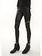 Funky Buddha Women's Long Legging High Waisted Black