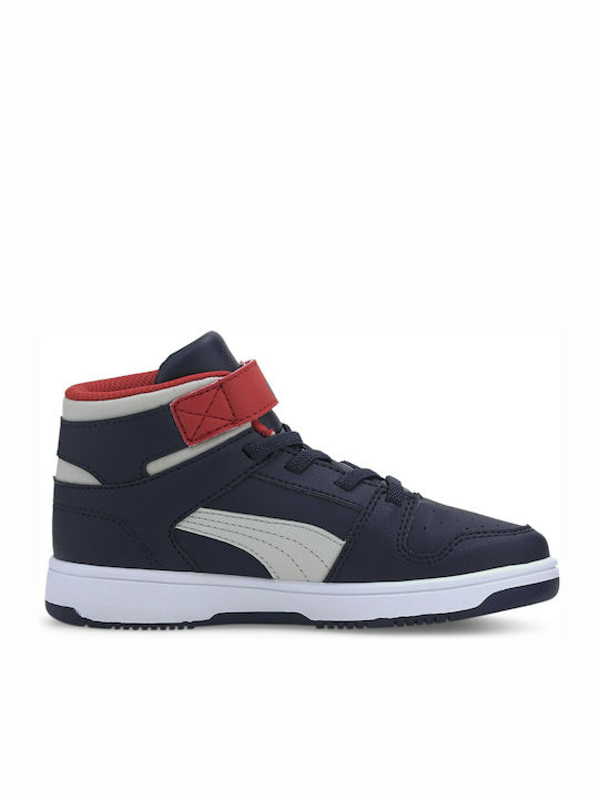 Rebound Layup SL V PS Αθλητικά Παιδικά Παπούτσια Μπάσκετ με Σκρατς Μπλε
