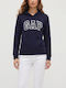 Women's Sweatshirt Hooded Navy Blue