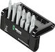 Wera Bit-Check 6 Universal 2 Set 6 Screwdriver Bits Cross / Star/Torx