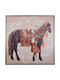 Fylliana Horse Frame on Canvas 60x60cm