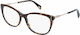 Police Eyeglass Frame Cat Eye Brown VPLA90 0722