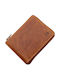 Leather Men's Wallet Classic with RFID Cognac