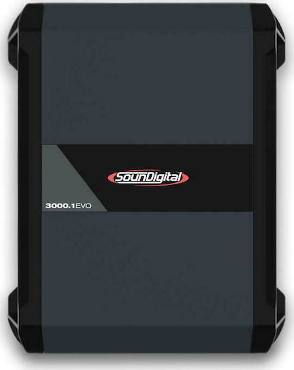 SounDigital Ενισχυτής Αυτοκινήτου SD3000.1 EVO 4.0 1 Καναλιού (Κλάση D)