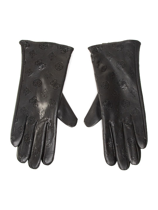 Guess Μαύρα Γυναικεία Δερμάτινα Γάντια