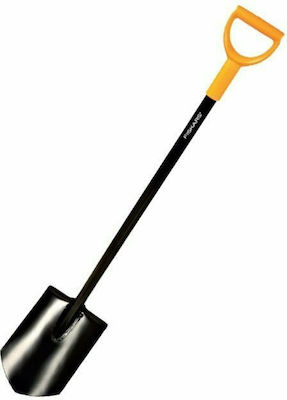 Fiskars Solid Flat Shovel with Handle 131413102 Nutter