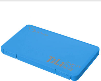 Tili Antibacterial Case for Protection Mask Rectangle Light Blue