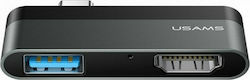 Usams SJ462 USB-C Docking Station με HDMI 4K
