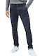 James Men's Jeans Pants Elastic with Slim Fit Black